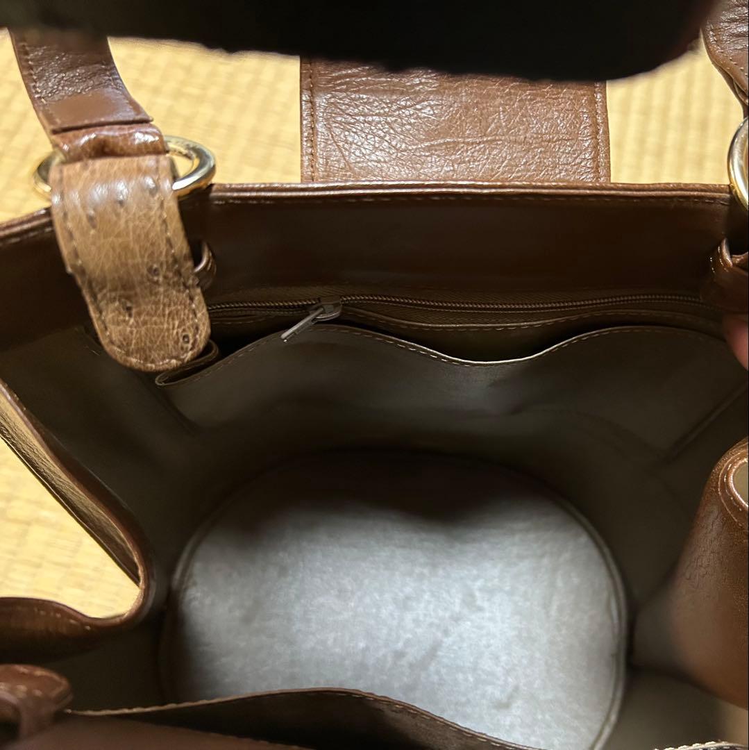 オーストリッチ レディース　ハンドバッグ — image 5