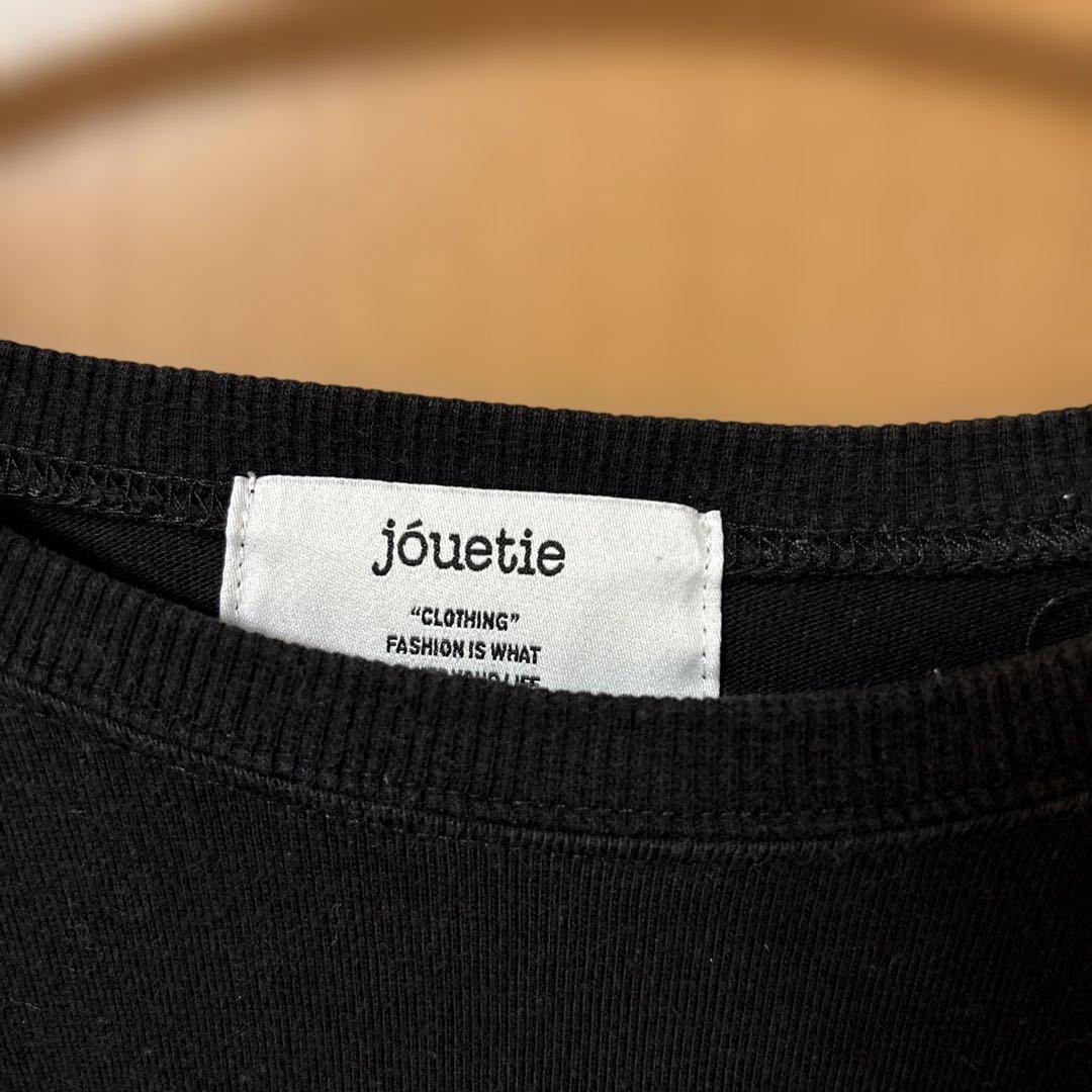 【匿名配送】jouetie ミニロゴロンT ブラック M — image 5