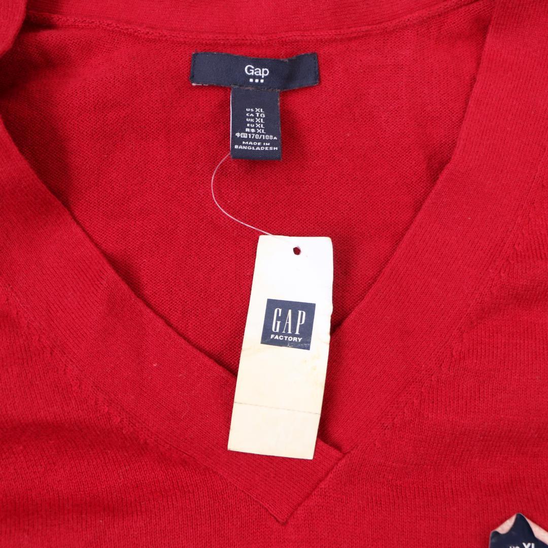 gap 新品タグ付き セーター レッド XL（LL）メンズ ニット ヴィンテージ — image 4