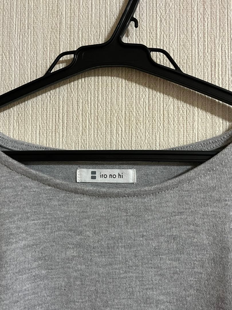 ★未使用★ iro no hi レディース Tシャツ グレー Lサイズ — image 3
