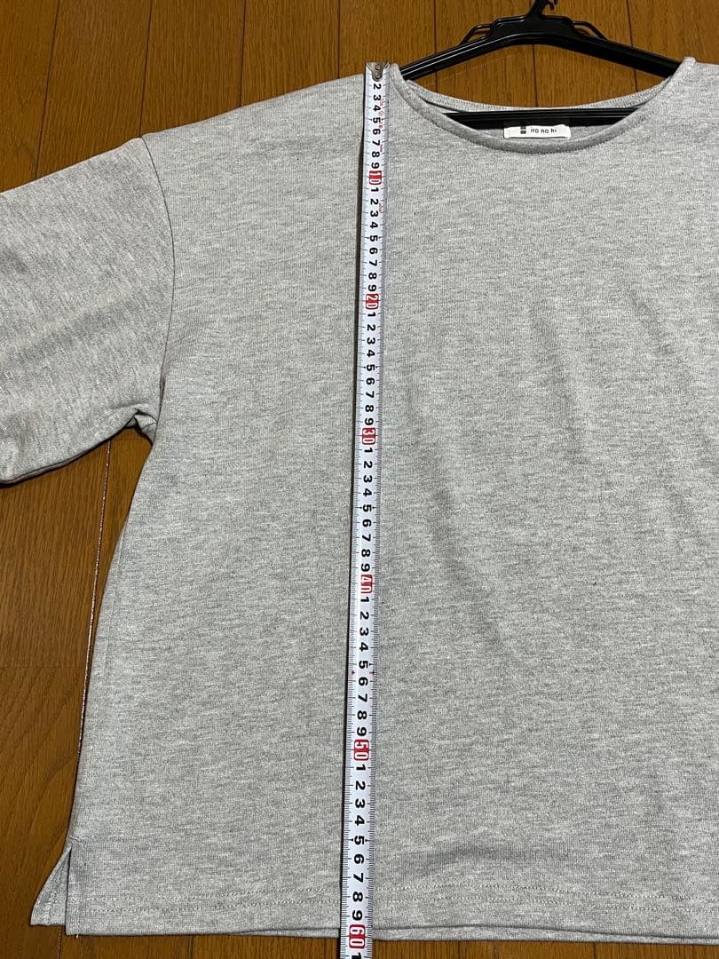 ★未使用★ iro no hi レディース Tシャツ グレー Lサイズ — image 4