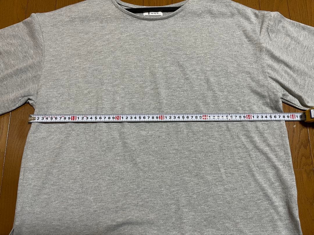 ★未使用★ iro no hi レディース Tシャツ グレー Lサイズ — image 5