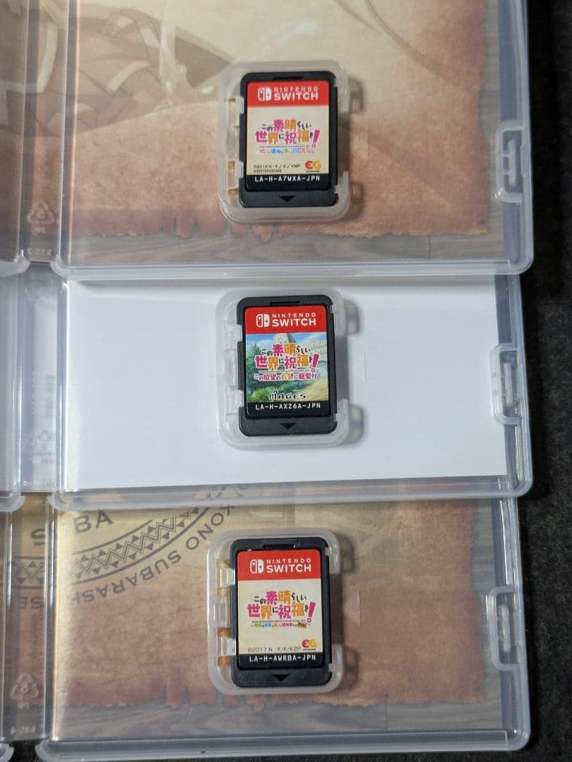 switch この素晴らしい世界に祝福を！ 3セット — image 3