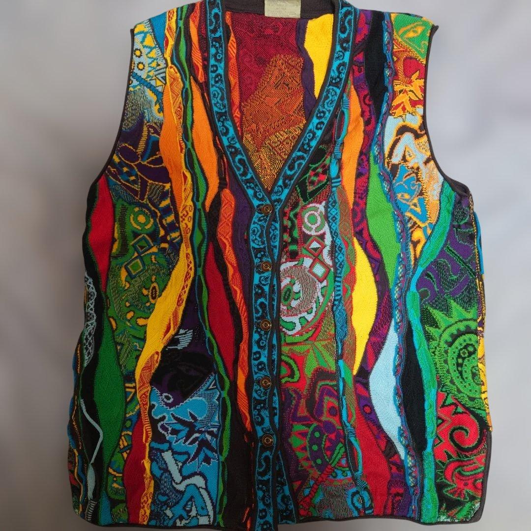 美品 激レア 希少 coogi クージー 3D knit オーストラリア M — image 2