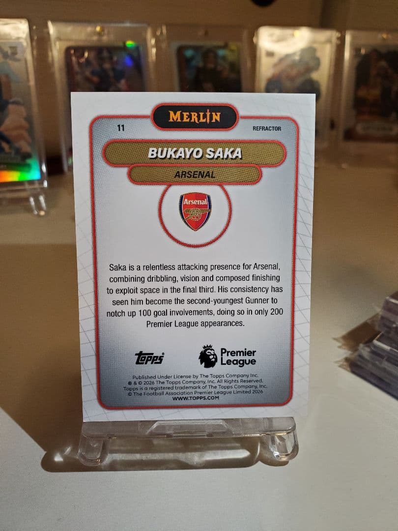 Bukayo Saka Refractor — image 2