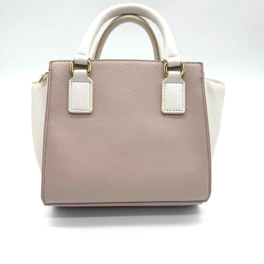 Samantha Thavasa バイカラー レザー ハンドバッグ 2way — image 3