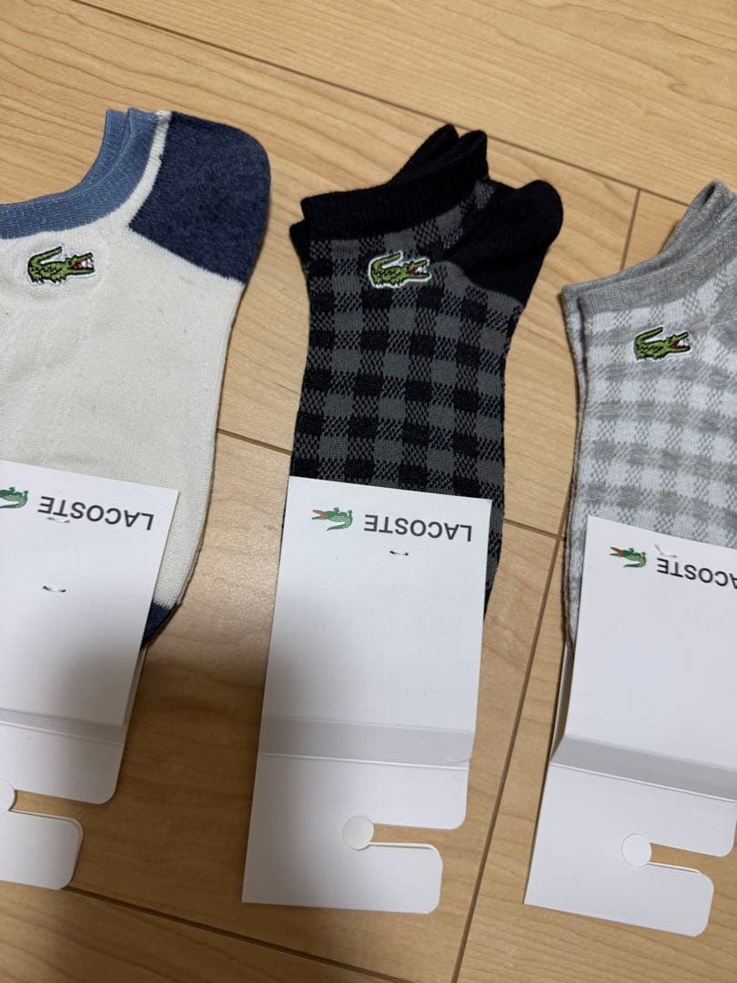 LACOSTE ソックス 4足セット アンクル丈 特価品 — image 3