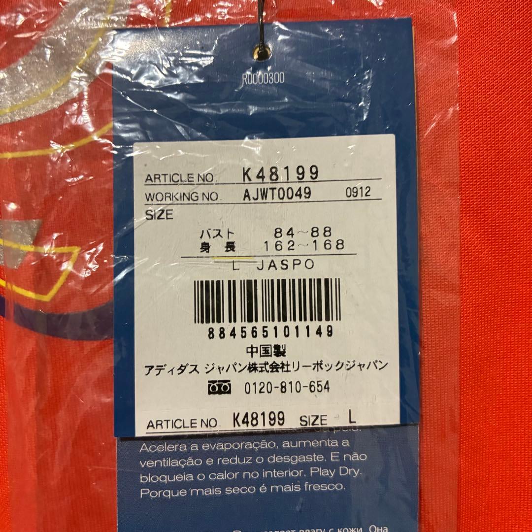 [新品] Reebok ノースリーブ シャツ　オレンジ　Lサイズ — image 4