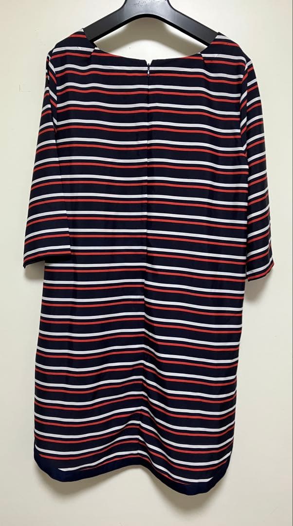 GAP ボーダーワンピース　サイズＬ　7分袖 — image 4