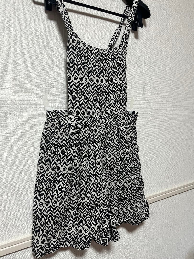 ブルースペース/幾何学模様ショートサロペット/ショートパンツオールインワン — image 4