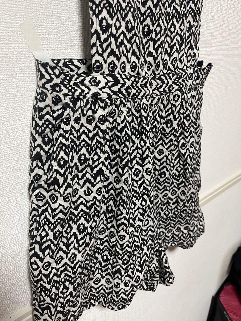 ブルースペース/幾何学模様ショートサロペット/ショートパンツオールインワン — image 5