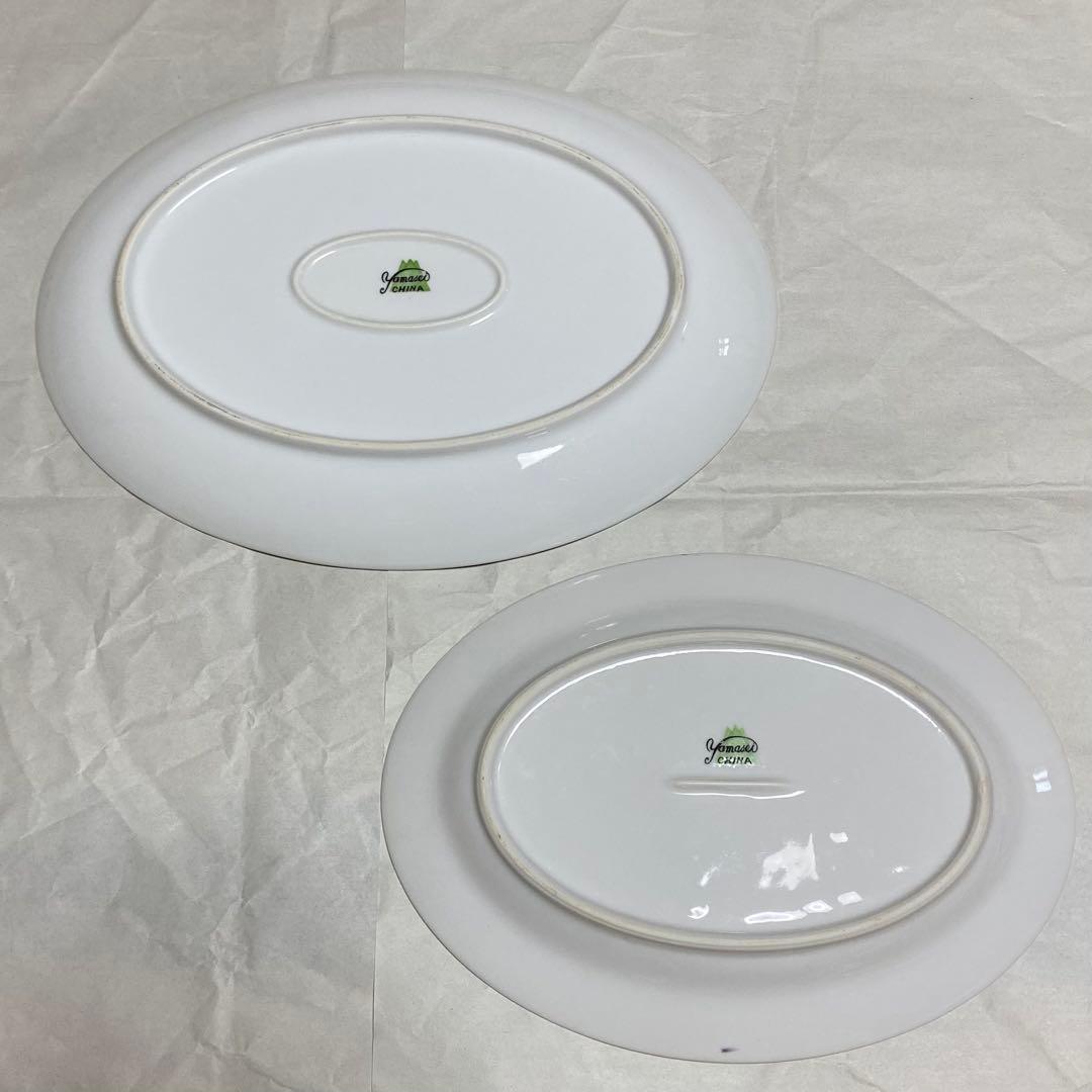 Yamasei China ヤマセイ　チャイナ　皿　プレート　食器　花柄　2枚 — image 2