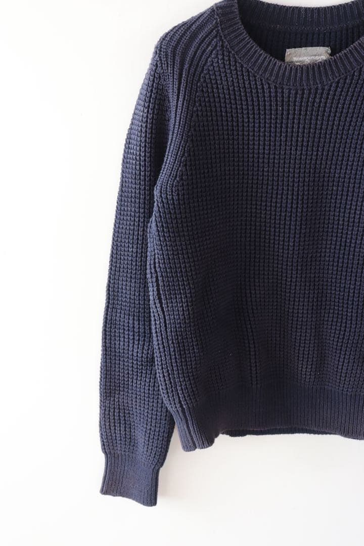 初期ソロイストコットンワッフルニットネイビーUSED — image 4