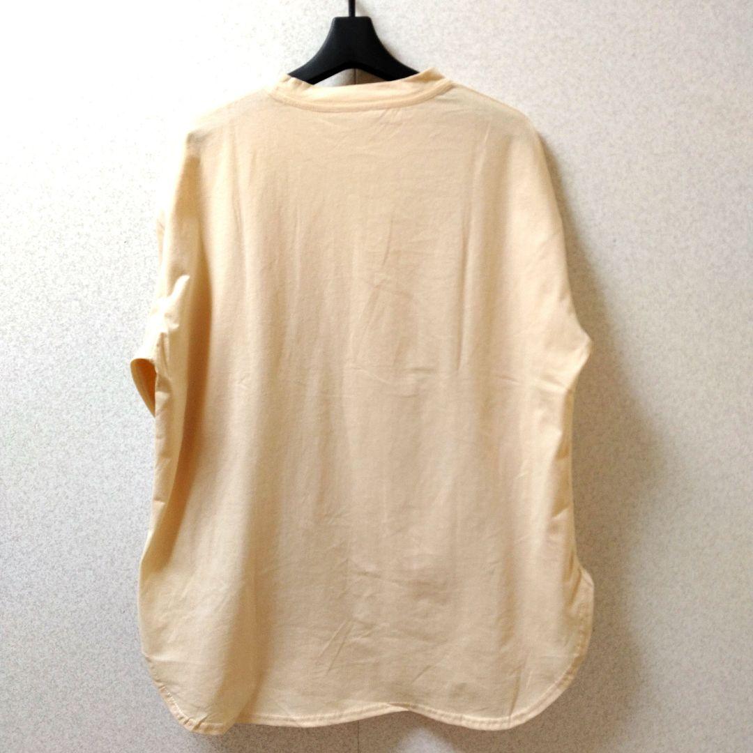 ベージュ 長袖 Tシャツ クルーネック — image 2
