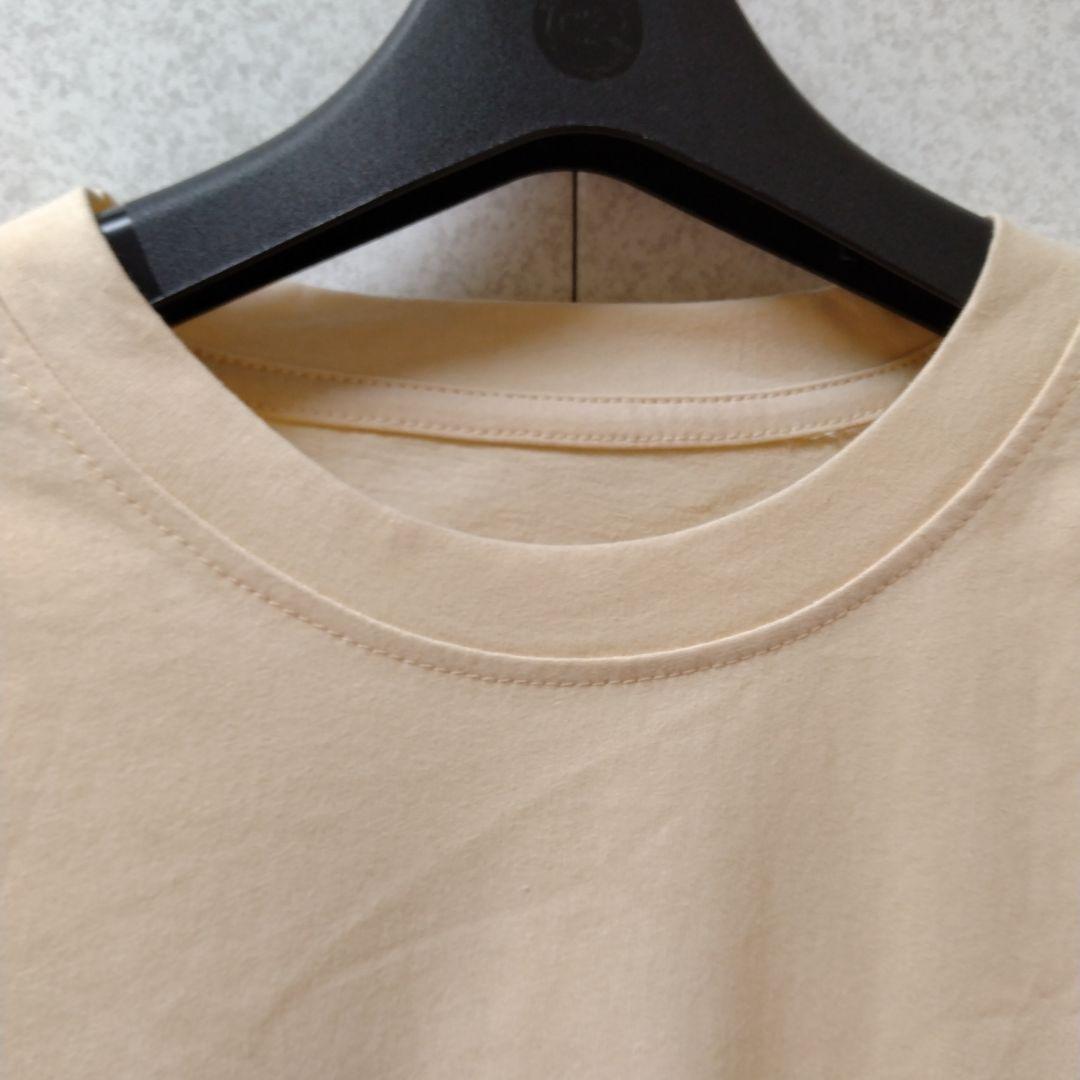 ベージュ 長袖 Tシャツ クルーネック — image 3