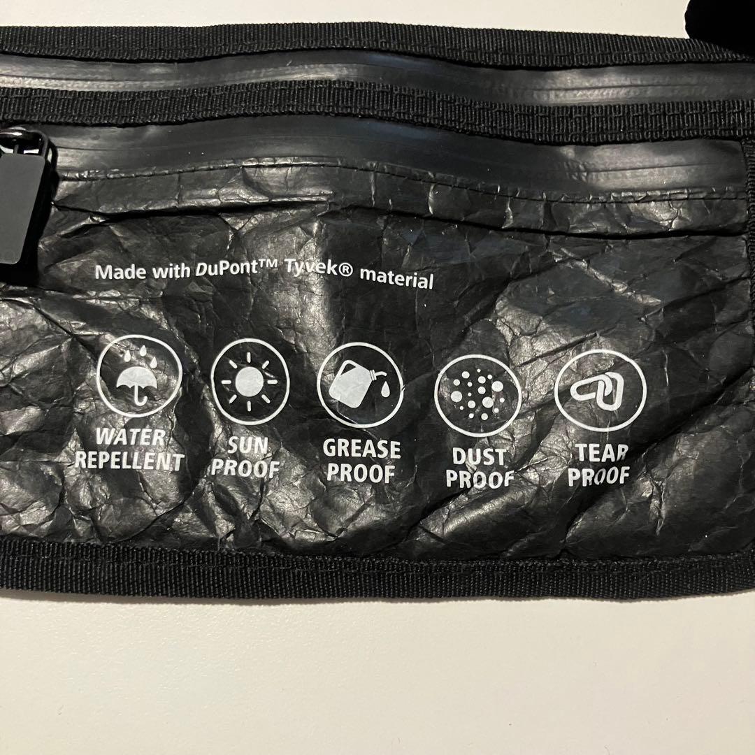 DuPont Tyvek ボディバッグ ウエストポーチ ブラック — image 2