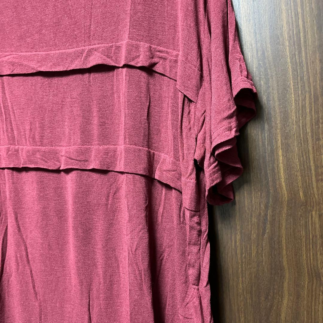BOYS ROOM 半袖 Tシャツ ボルドー — image 4