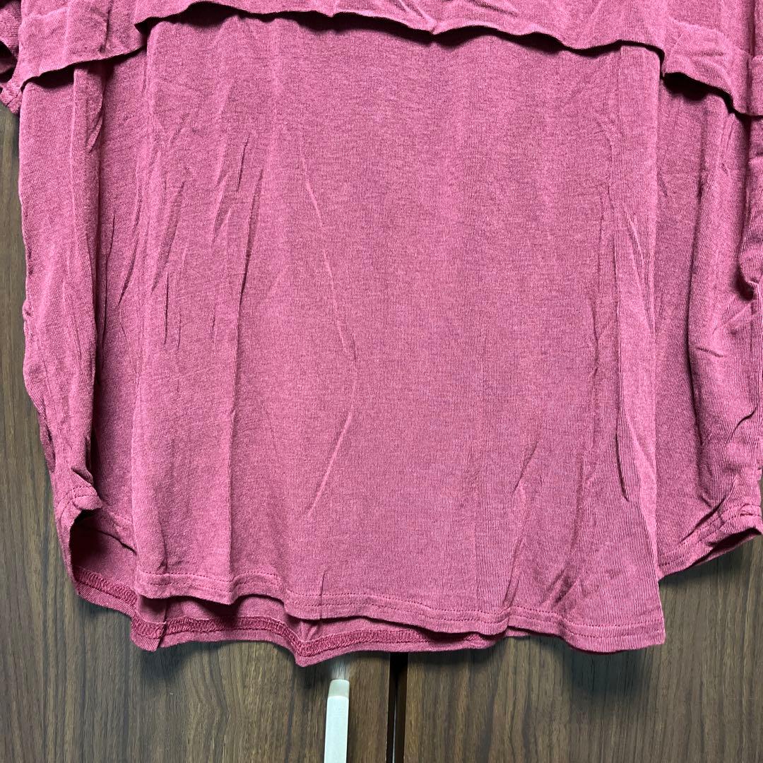 BOYS ROOM 半袖 Tシャツ ボルドー — image 5