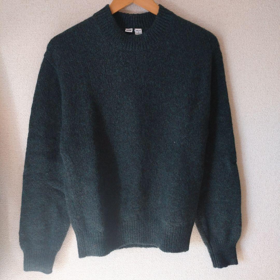 Uniqlo U ウールセーター S ダークグリーン — image 2