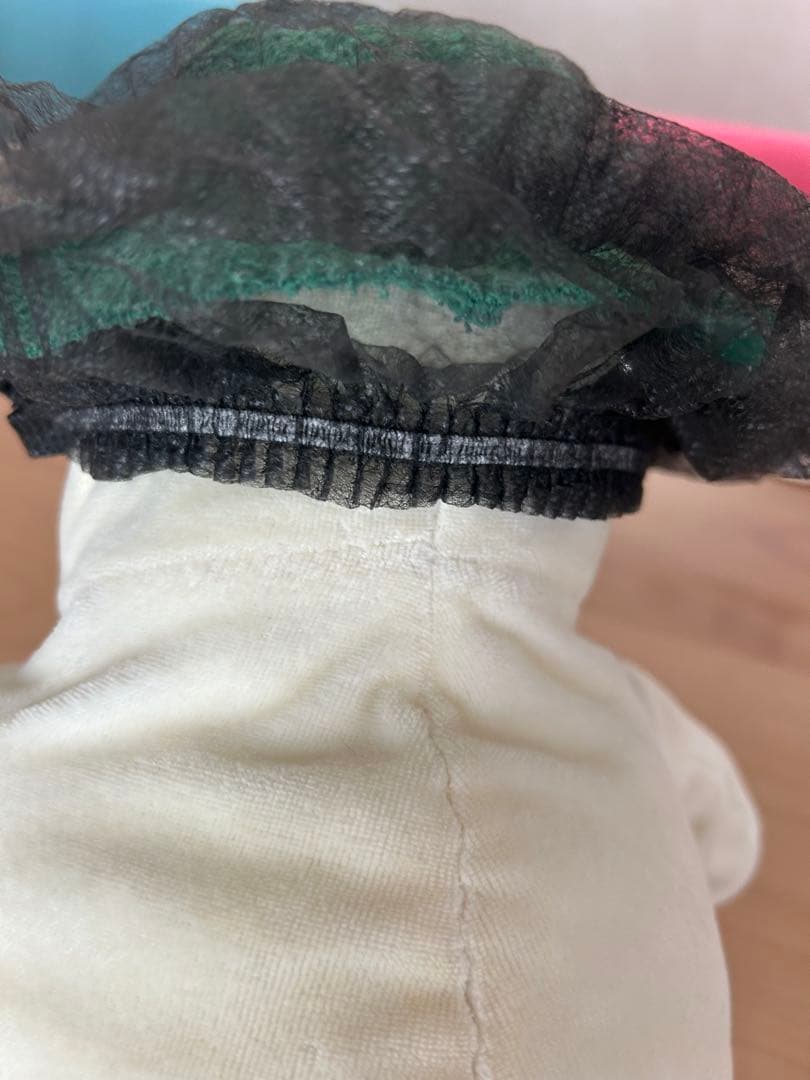 不織布ヘアキャップ　圧縮タイプ　ブラック　使い捨て　ディスポ　サージキャップ　黒 — image 3
