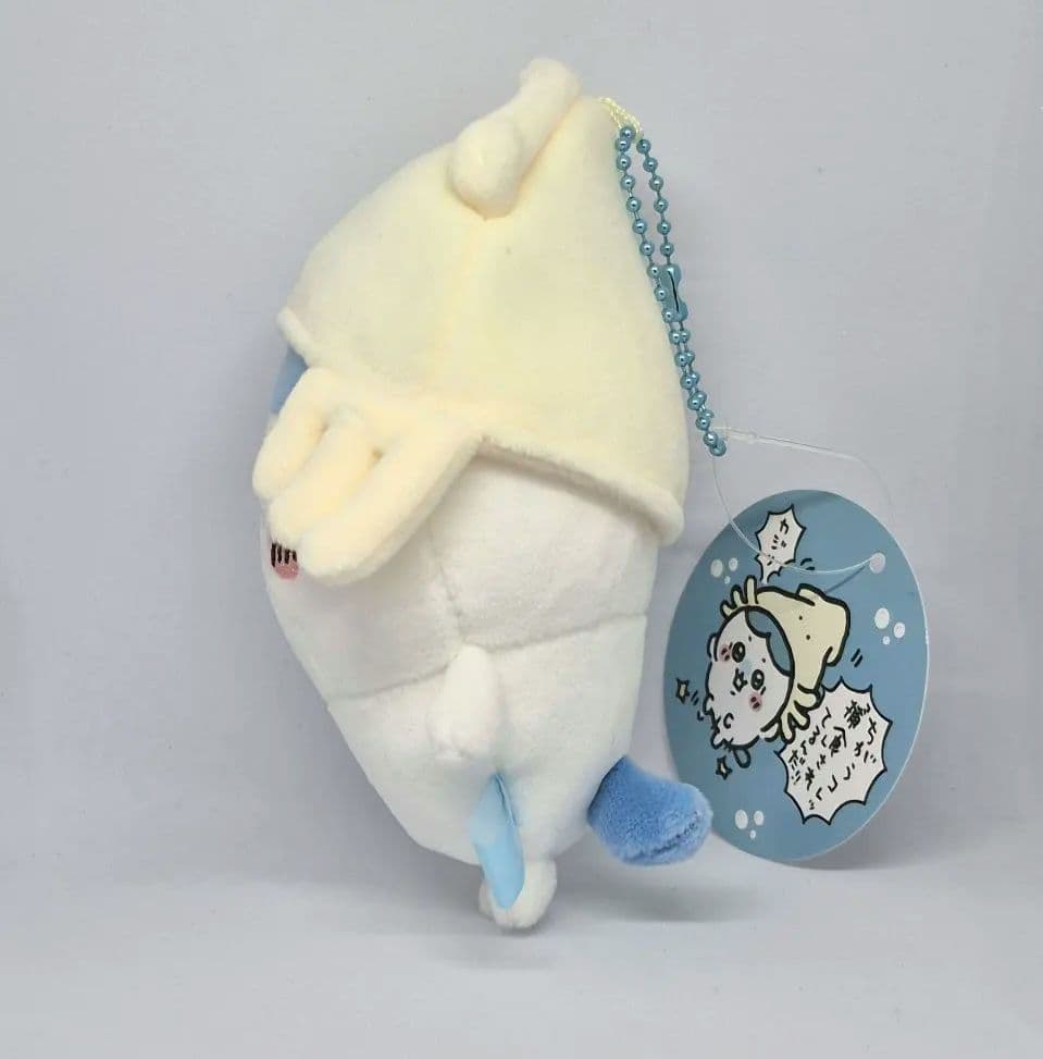 【新品・タグ付】ちいかわ水族館 イカしてるねハチワレマスコット — image 2