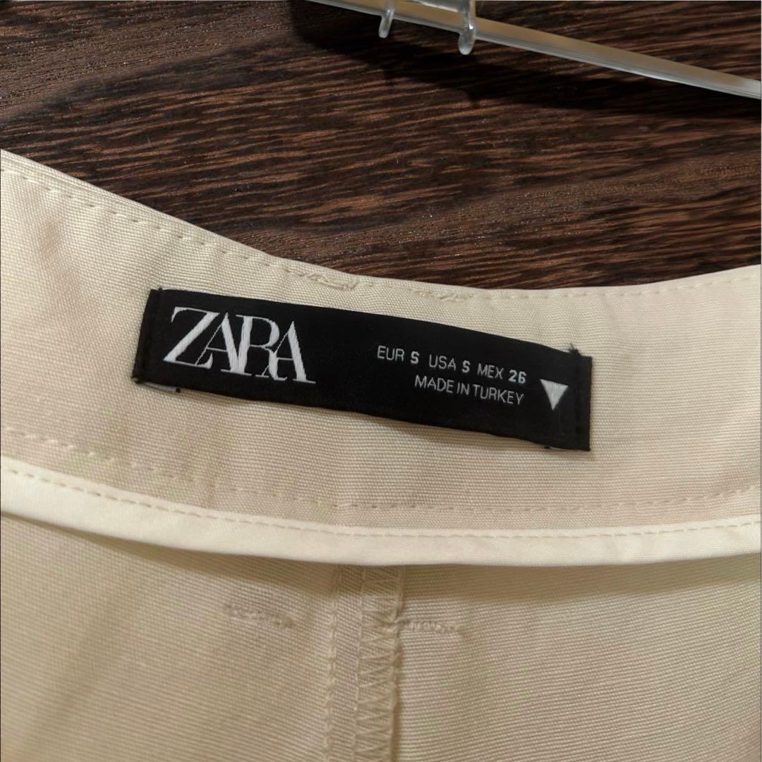 美品☆ZARA☆リネン混☆ワイドパンツ☆生成色☆綺麗☆ — image 4