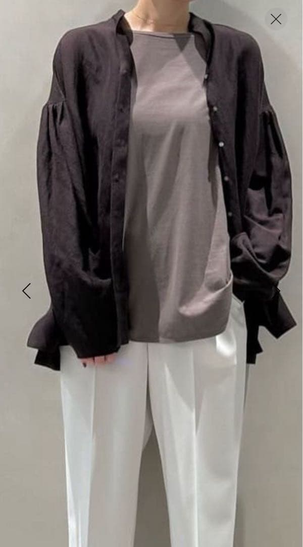✨新品✨conte コンテ　MDブラウン 長袖カットソー — image 4