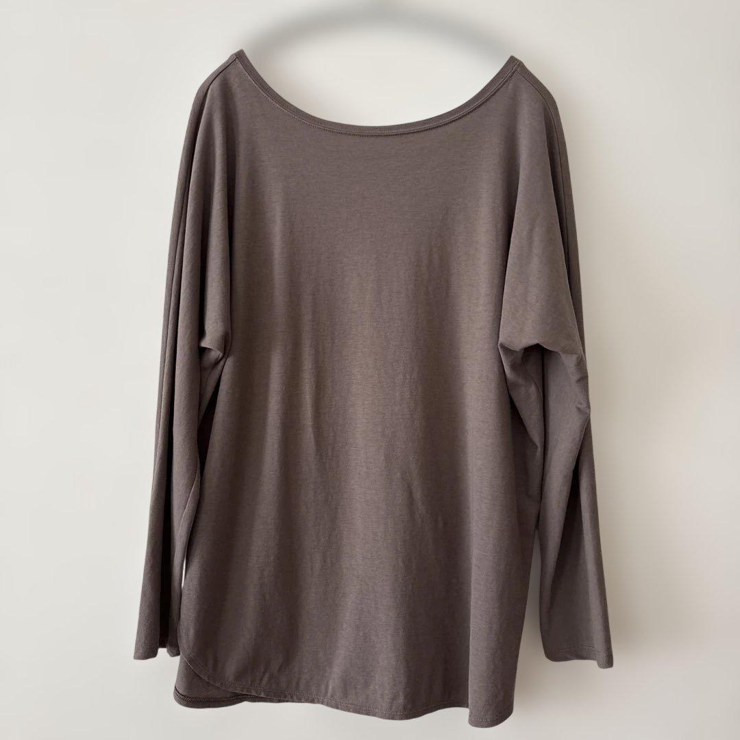 ✨新品✨conte コンテ　MDブラウン 長袖カットソー — image 5