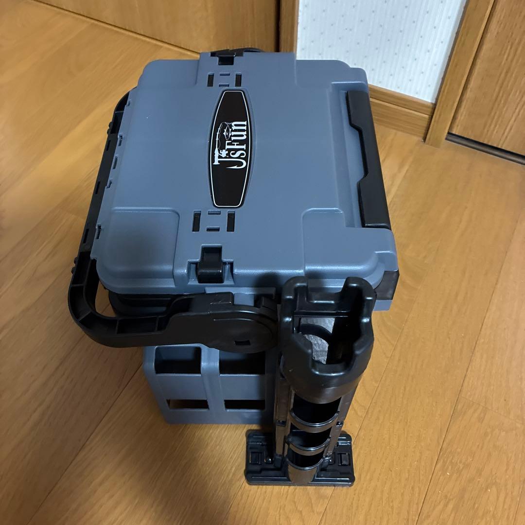 大特価 タックルボックス(Sサイズ)ロッドホルダー1個 小物入れ1個＋オマケ付 — image 3