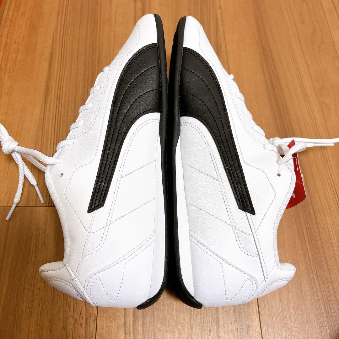 訳あり 新品 PUMA CATCH 27cm ホワイト ブラック スニーカー — image 5