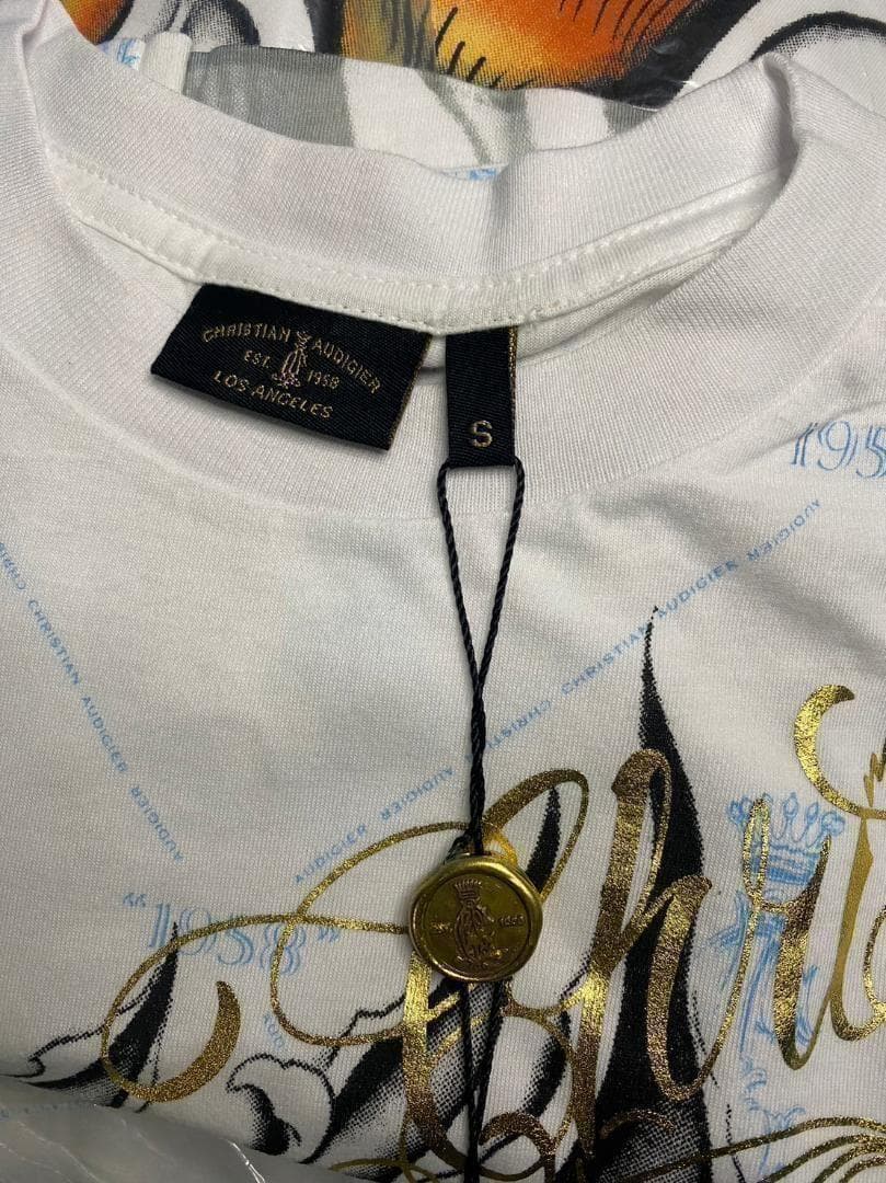 【新品/未使用】クリスチャンオードジェー　Tシャツ　ホワイト　メンズS — image 5