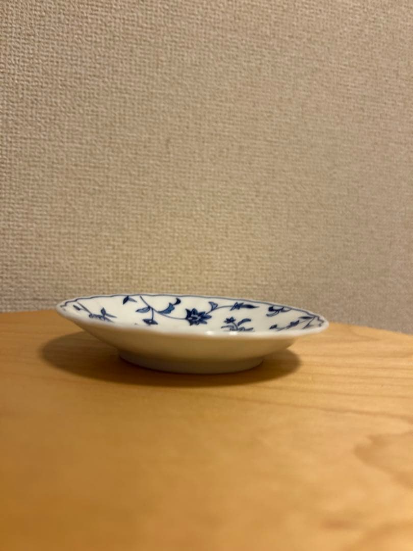 たち吉　A&E ブルー＆ホワイト 花柄 小皿 5枚セット — image 3