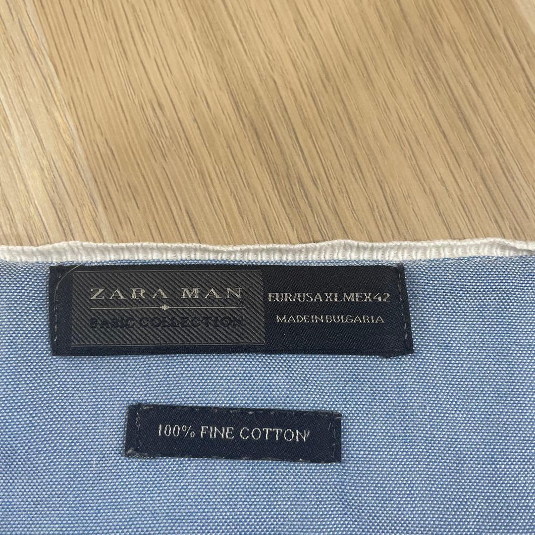 ZARA MAN ザラ マン Vネック コットンニット XL ホワイト — image 4