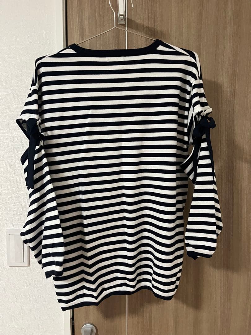 milly lilly ボーダー 長袖カットソー リボン — image 2