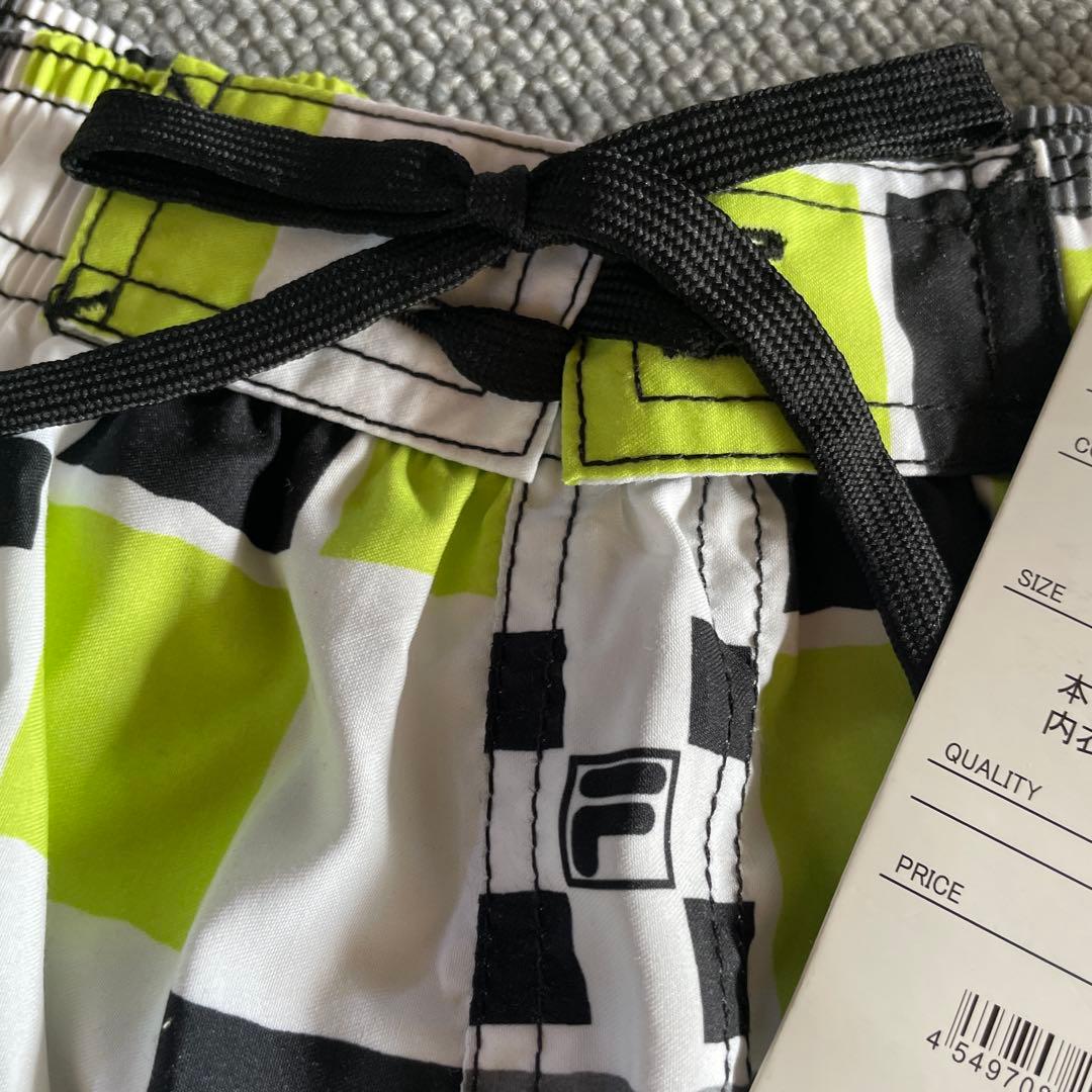 新品未使用　FILA チェック柄水着 Mサイズ — image 3