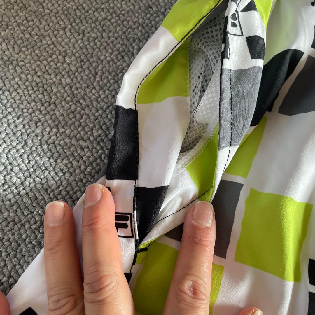 新品未使用　FILA チェック柄水着 Mサイズ — image 4