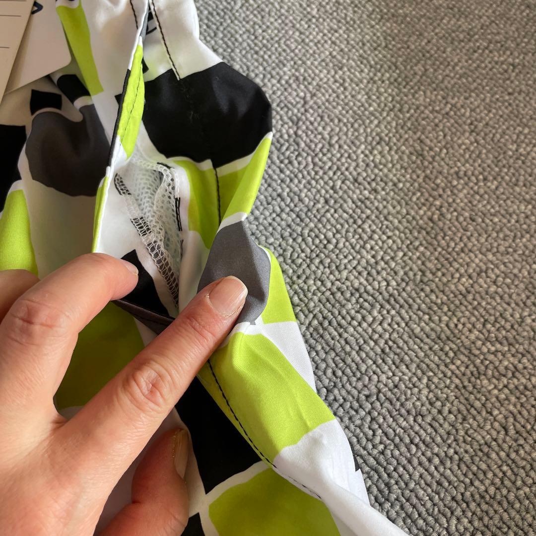 新品未使用　FILA チェック柄水着 Mサイズ — image 5
