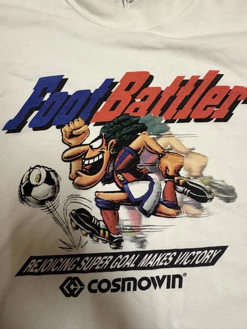 90s Tシャツ cosmovin ビンテージ　シングルステッチ 古着　サッカー — image 2