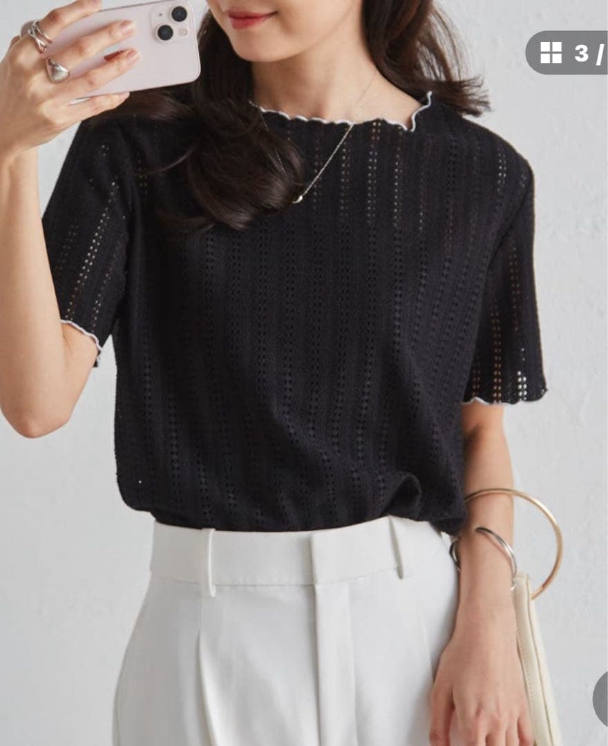 RANAN 半袖 Tシャツ ブラック Lサイズ — image 3