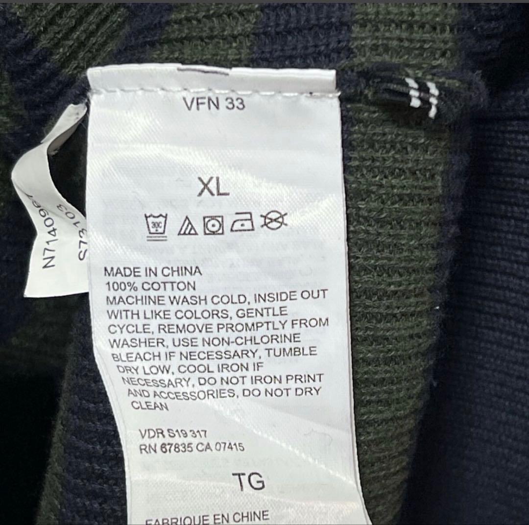 NAUTICA ノーティカ コットンニット セーター ボーダー XL ゆるだぼ — image 5