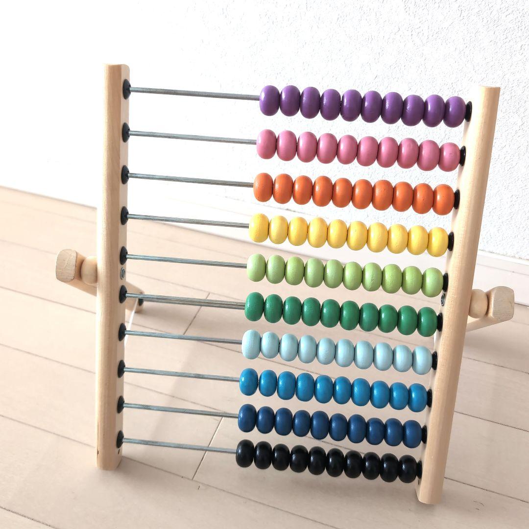 美品★IKEAの100玉木製そろばん(MURA)★ — image 2