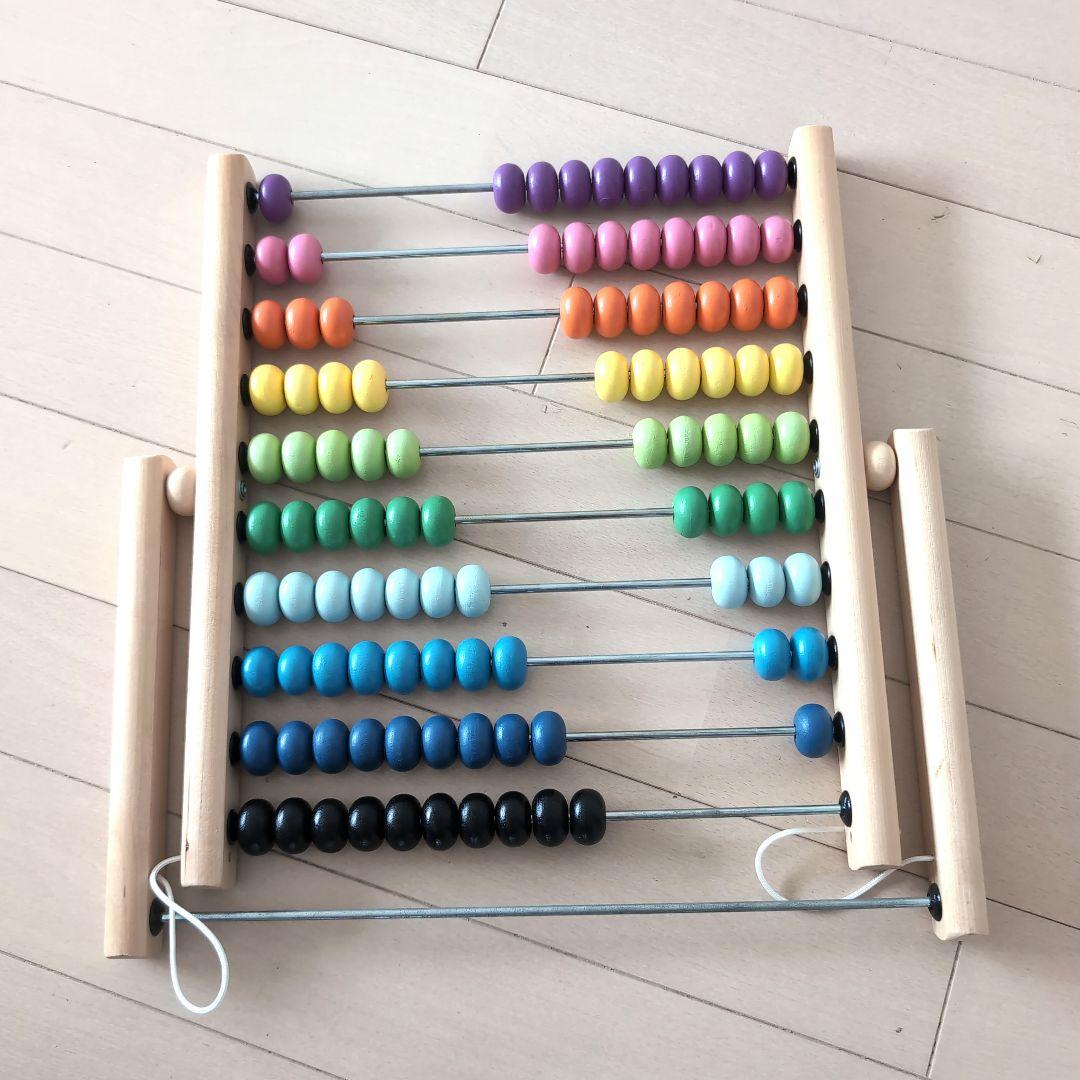 美品★IKEAの100玉木製そろばん(MURA)★ — image 3