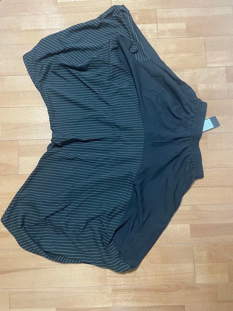 サルエルパンツ ブラック ストライプ柄　V系 モード系 — image 4
