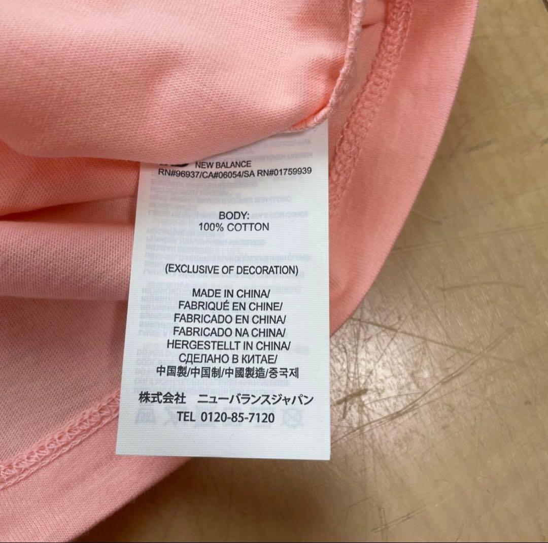 New Balance 半袖 レディースTシャツ ピンク Mサイズ 新品 — image 3