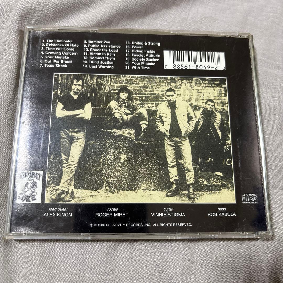 購入者様決定！AGNOSTIC FRONT 2in1CD combat core — image 2