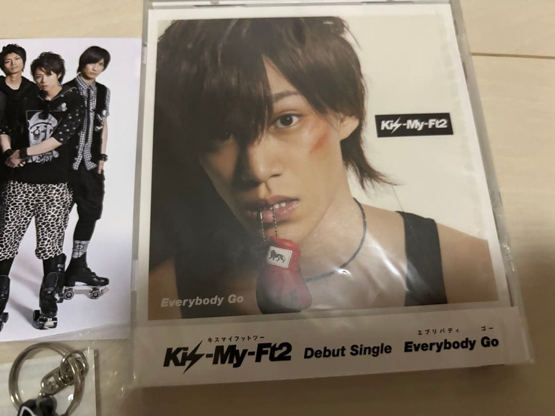 メルカリ匿名発送⭕️CD『Everybody Go』千賀健永キーホルダーハガキ — image 3
