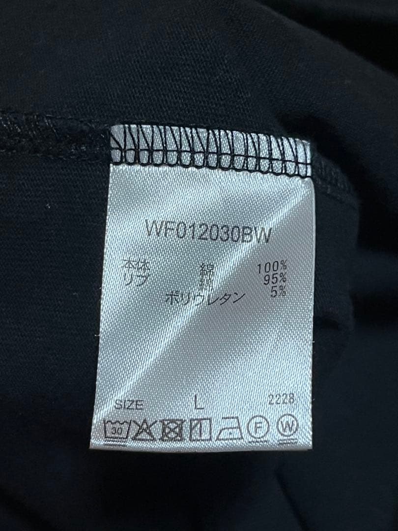 WISH FOREVER Tシャツ ブラック Lサイズ ドローコード付き — image 4