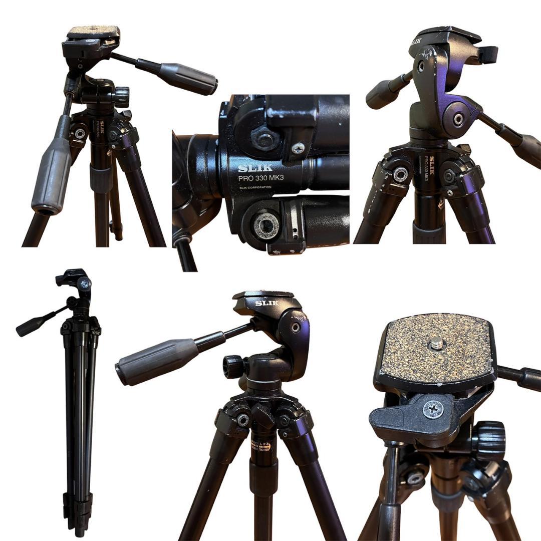 SLIK三脚 PRO330MK3 配信セット ライトスタンド アーム 撮影 — image 4