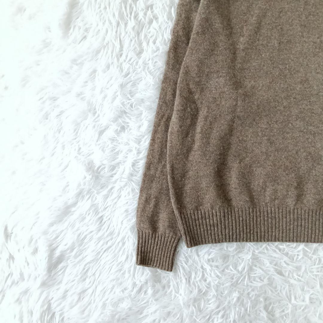 無印良品　良品計画 ウール100% クルーネックニット ブラウン M — image 5