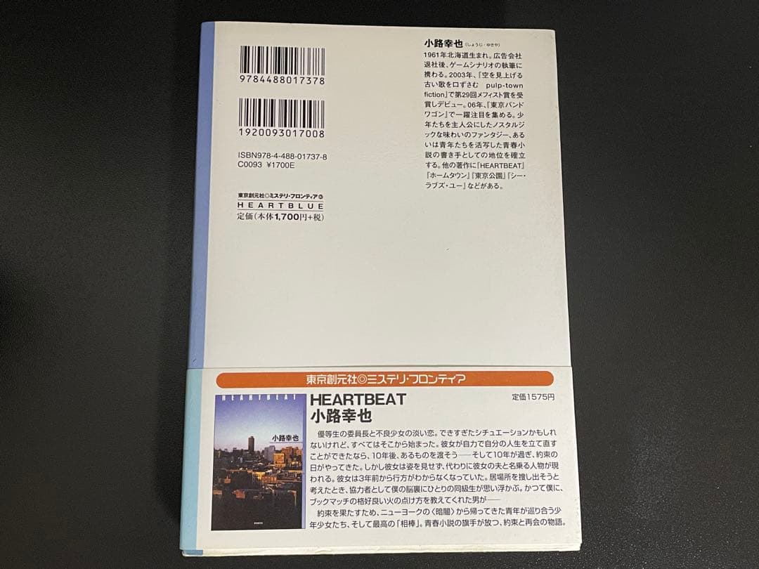 【初版本】 小路幸也HEARTBLUE 単行本 ミステリフロンティア — image 3